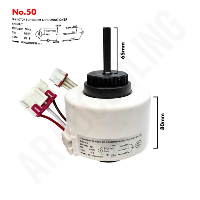 موتور فن پنل کولر گازی مدل RPG50A-7