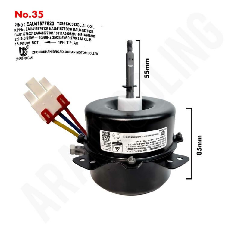 موتور فن کندانسور کولر گازی مدل EAU41577623