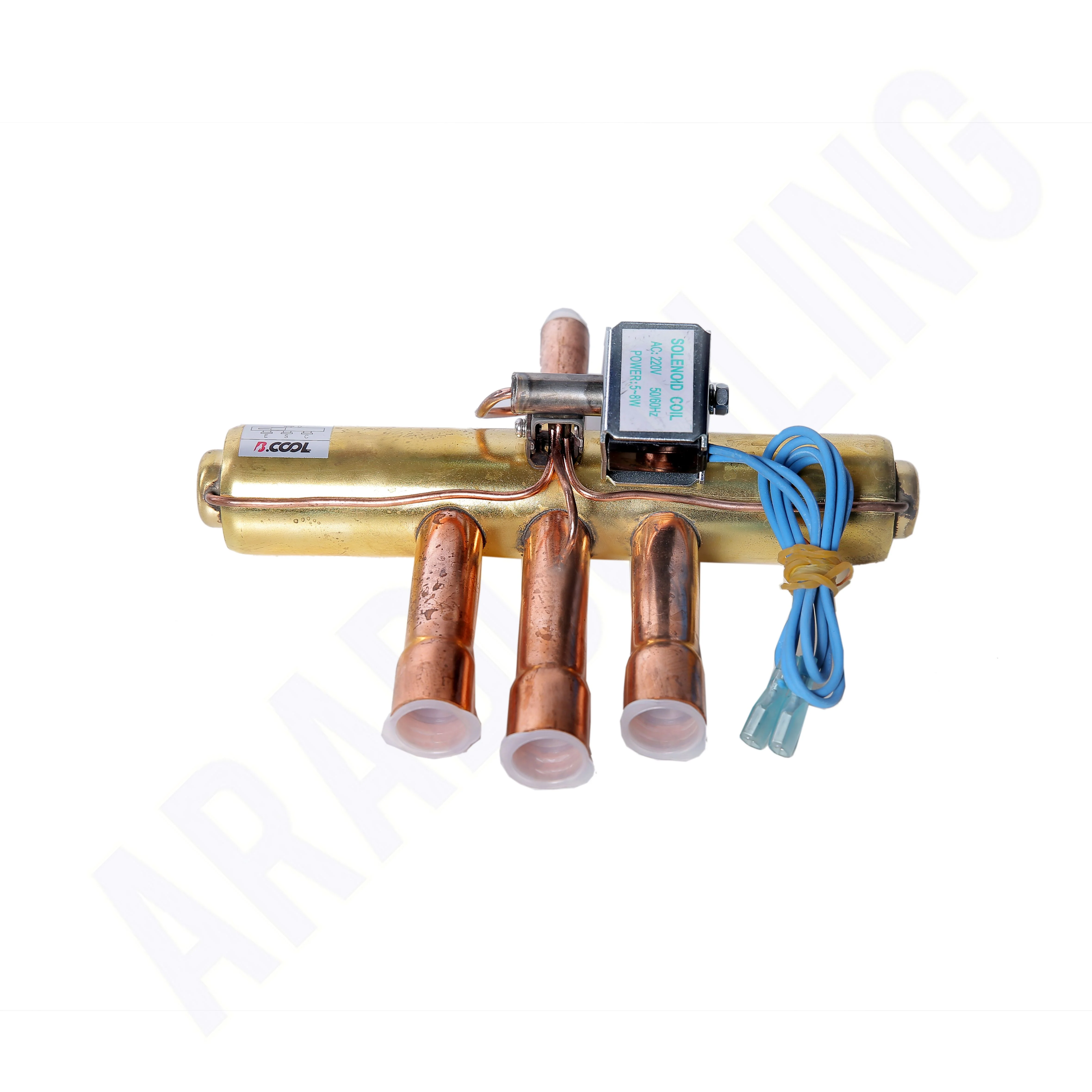 555 52 - فروش قطعات و لوازم یدکی برودتی کولری یخچالی و سردخانه - آرادبرودت شیر برقی سایز ۱.۲*۳.۴ BCool