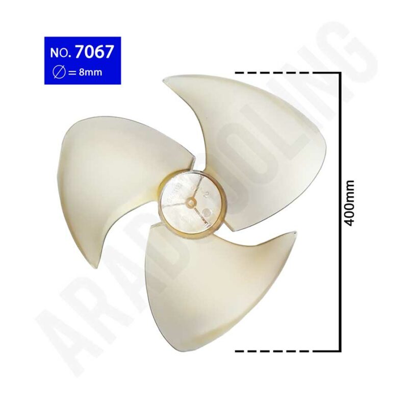 پروانه فن کندانسور کولر گازی سه پر کد 7067