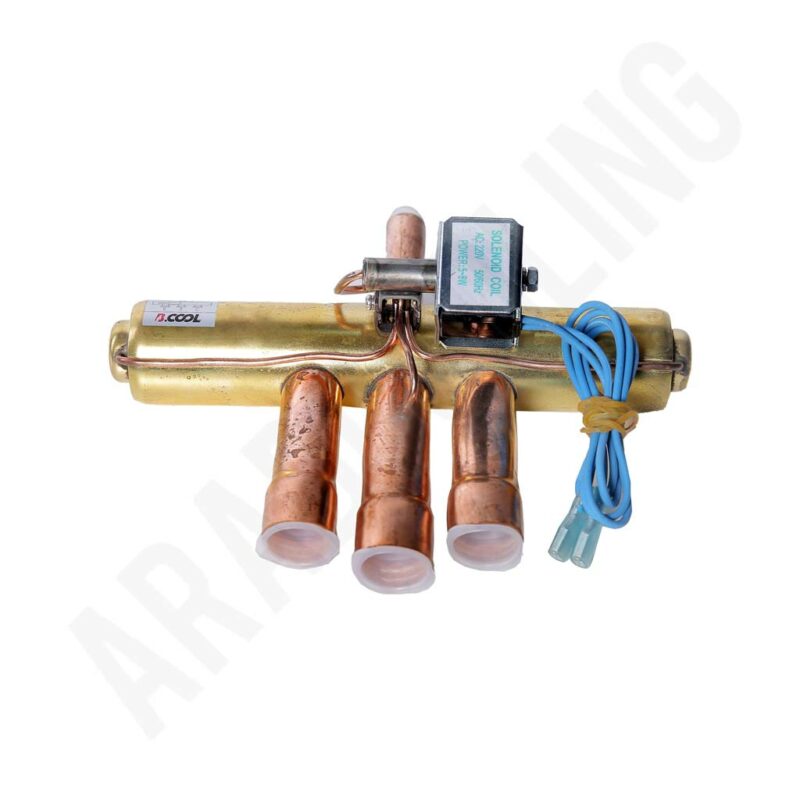 شیر برقی کولر گازی سایز 1/1.8*5/8