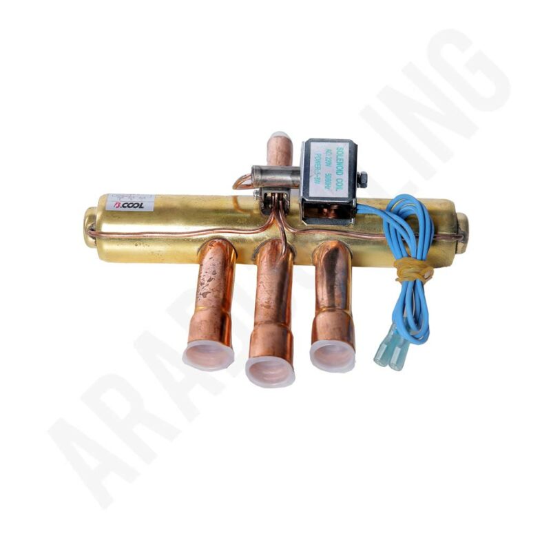 شیر برقی کولر گازی سایز 1/2*7/8