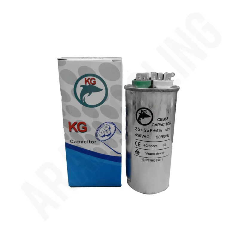 خازن روغنی 3 پایه 5+35مدل KG