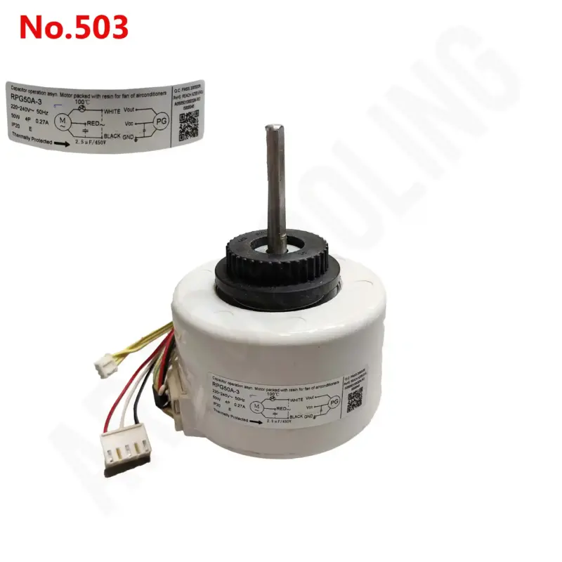 موتور فن پنل کولر گازی مدل A/C RPG50A-3 کد 503