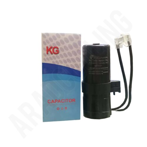 خازن خشک 120 میکروفاراد کابل دار مدل KG